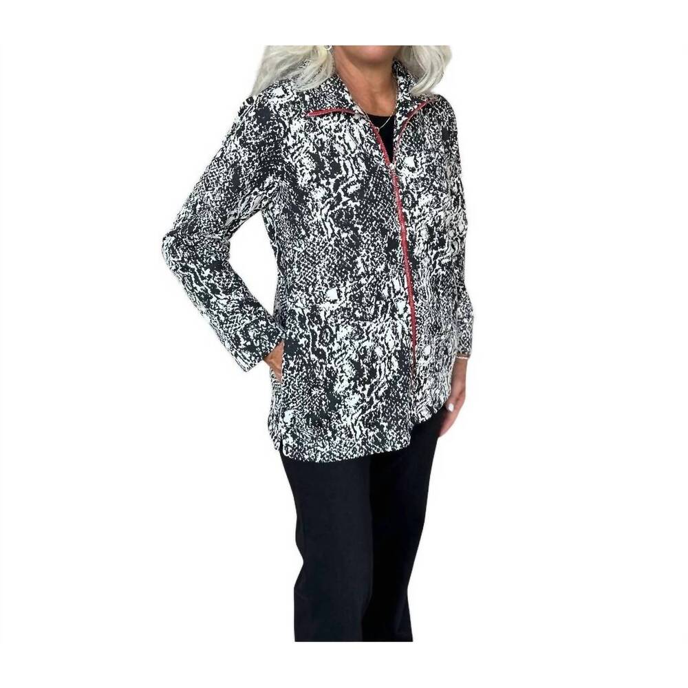NEW TOOFAN zipper high low tunic in black